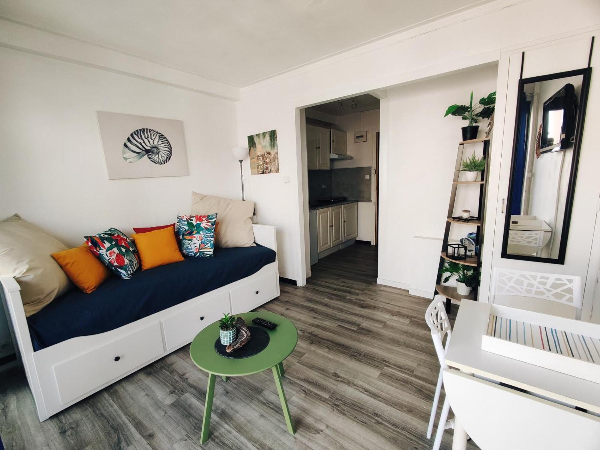 Superbe Studio Pour 2 A 20M De La Plage - 27 카네트 외부 사진